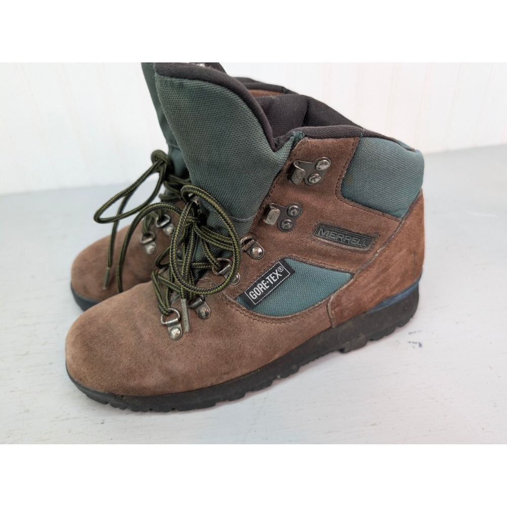 Merrell Novagtx II Hiking Boots Women's Sz 7.5 Brown Gore-Tex Trail Outdoor Gorp